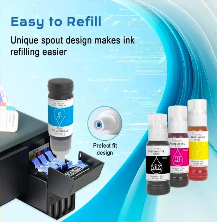 31 32XL Compatible Ink Refill Bottle Set Replacement image indicator(6)