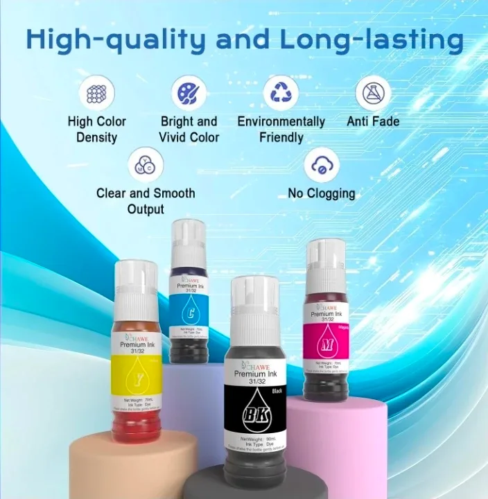 31 32XL Compatible Ink Refill Bottle Set Replacement image indicator(7)