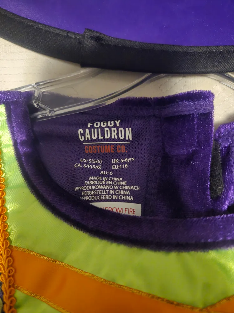 Foggy Cauldron Witch Costume - Size S (5/6) image indicator(5)