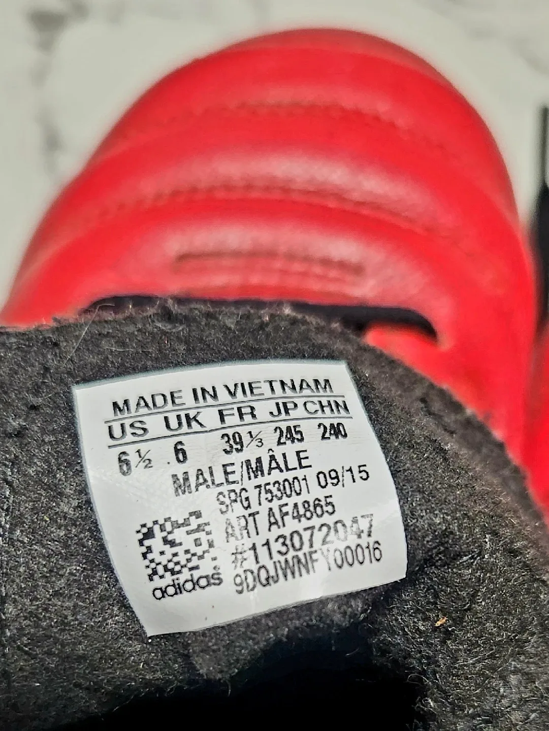 Adidas Gloro Red Soccer Cleats - US 6.5 image indicator(4)