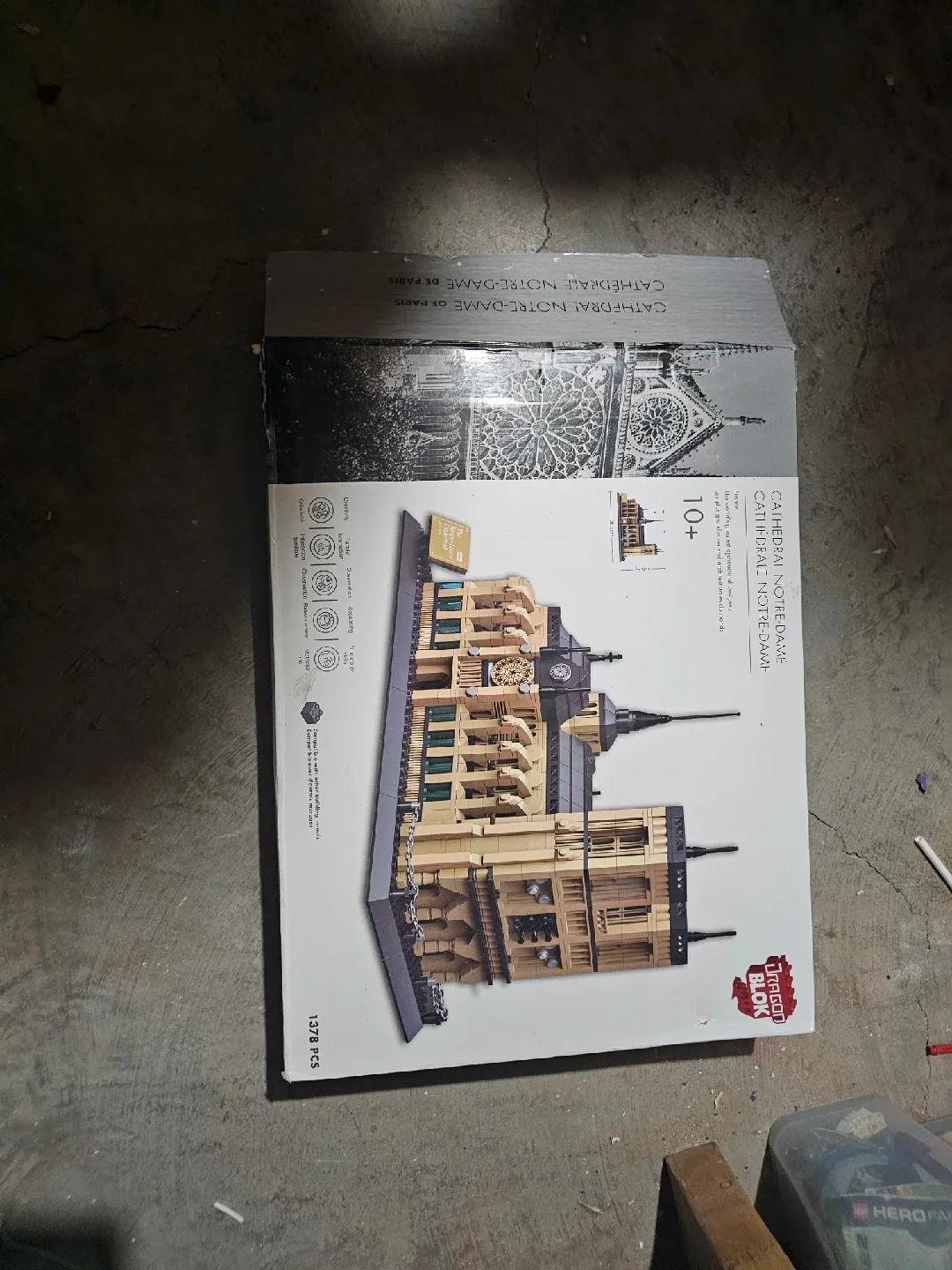 New Tenky Brick Cathedral Notre Dame 1378 PCS