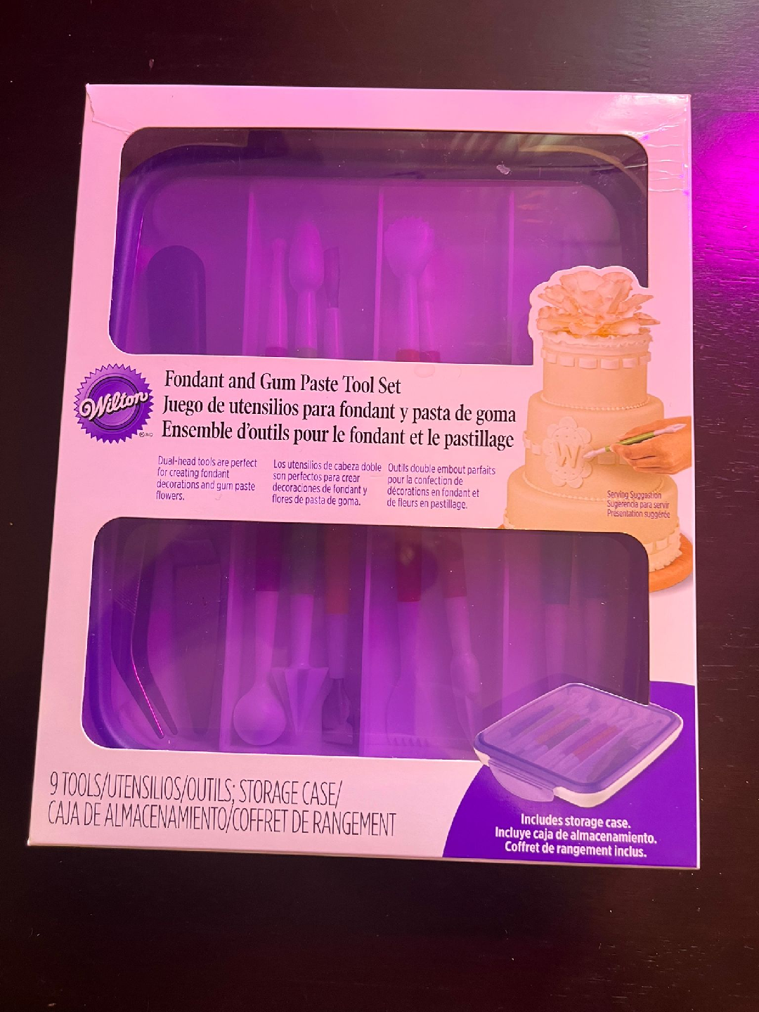 Wilton Fondant & Gum Paste Tool Set - 9 Tools + Case