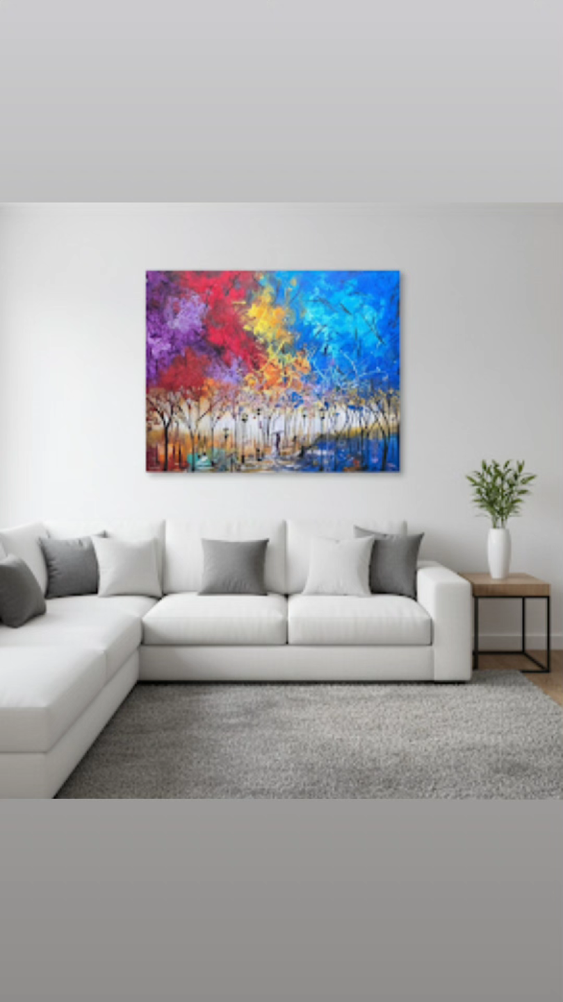 Original hand-painted painting by local artist Stanley - photo 3