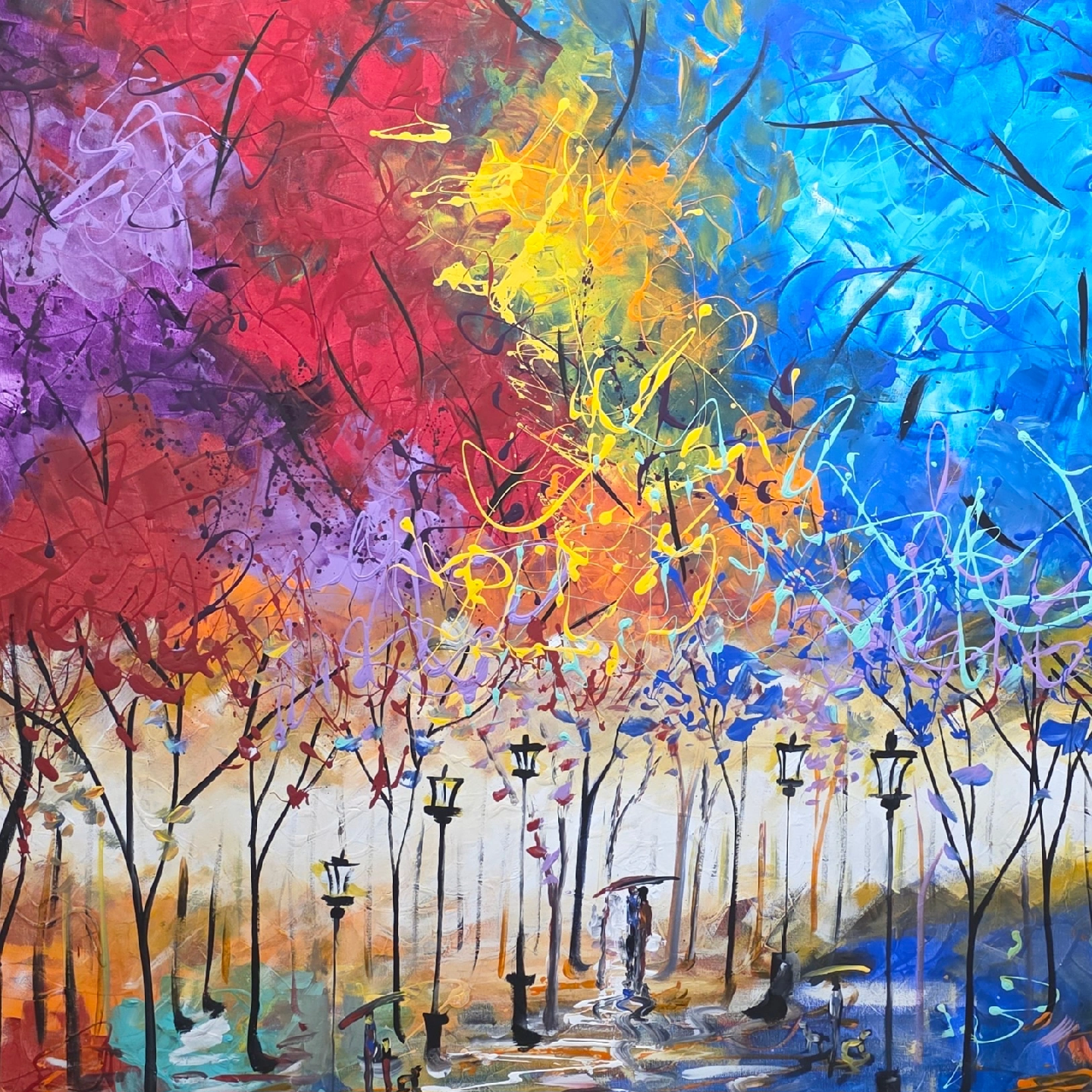 Original hand-painted painting by local artist Stanley - photo 4
