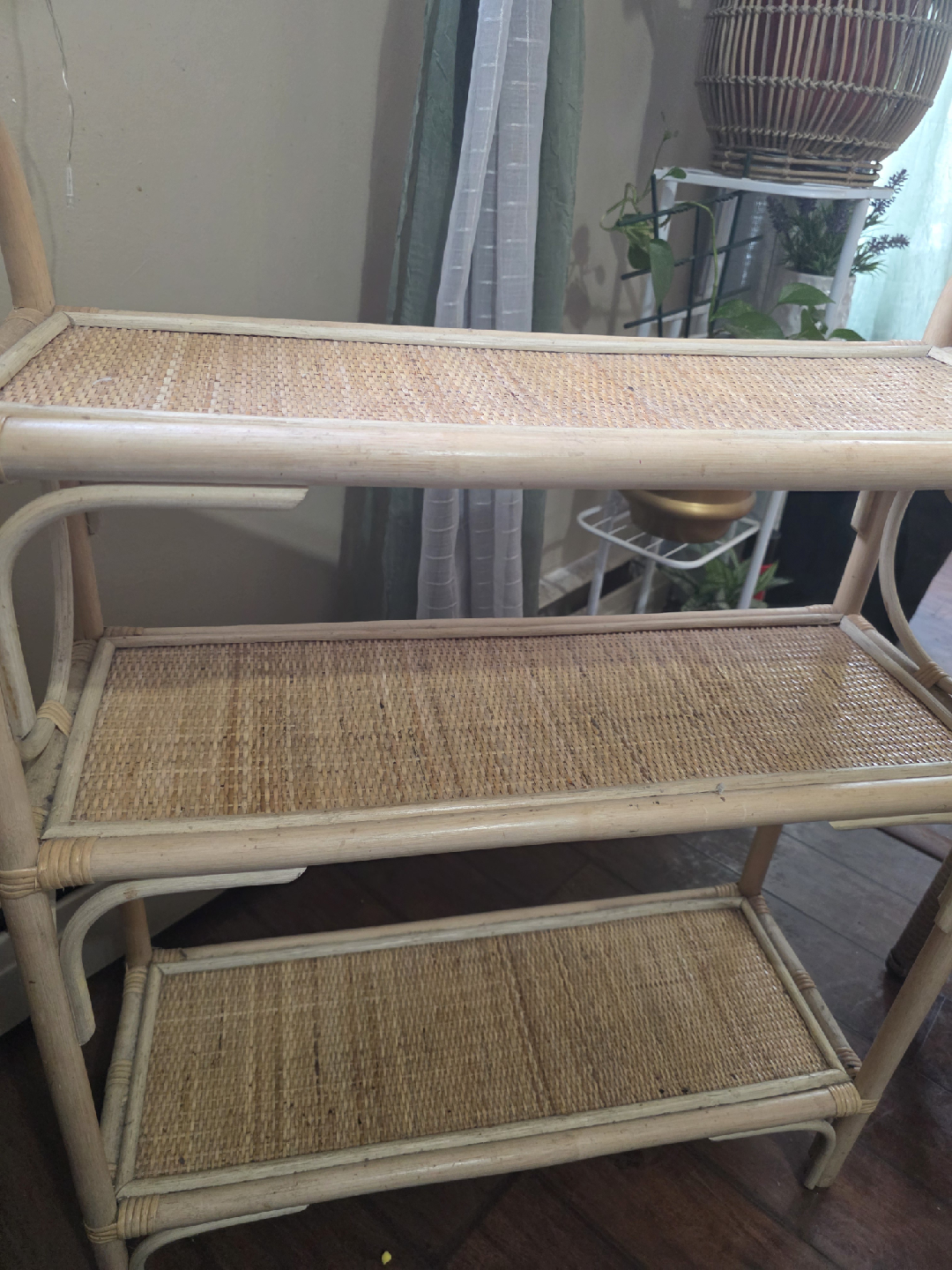 Rattan Shelf Unit - photo 2