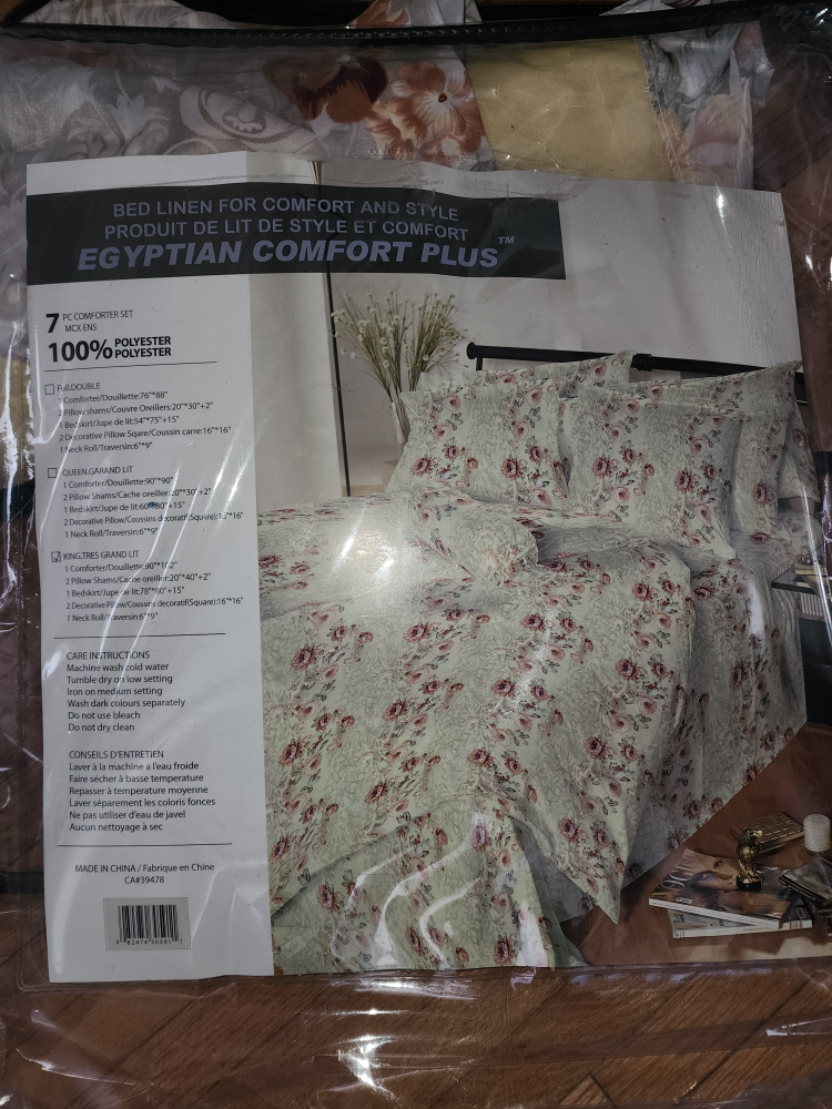 Egyptian Comfort Plus King Size 7-Piece Comforter Set - photo 2
