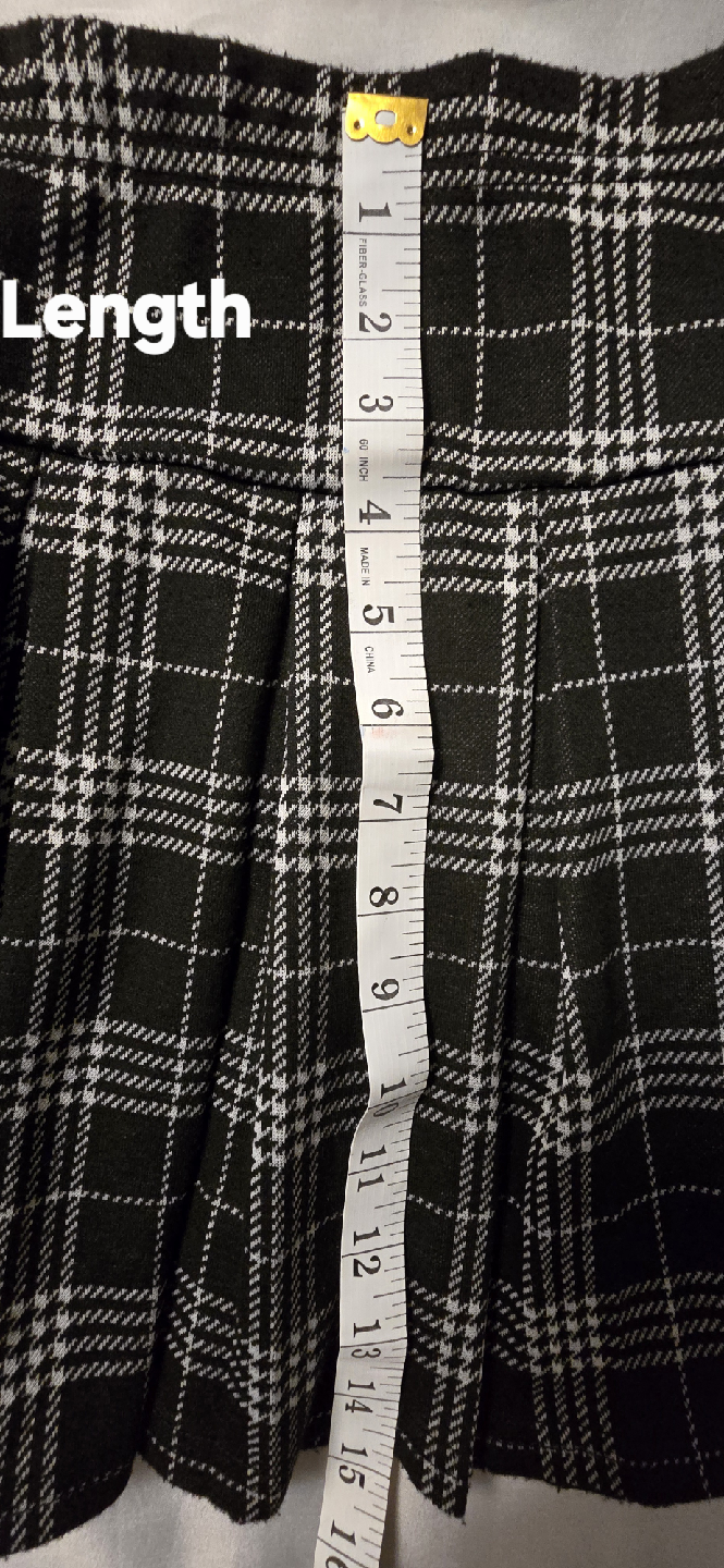 Teen Girls Plaid Mini Kilt Style Skirt - Adult Size Medium - photo 4