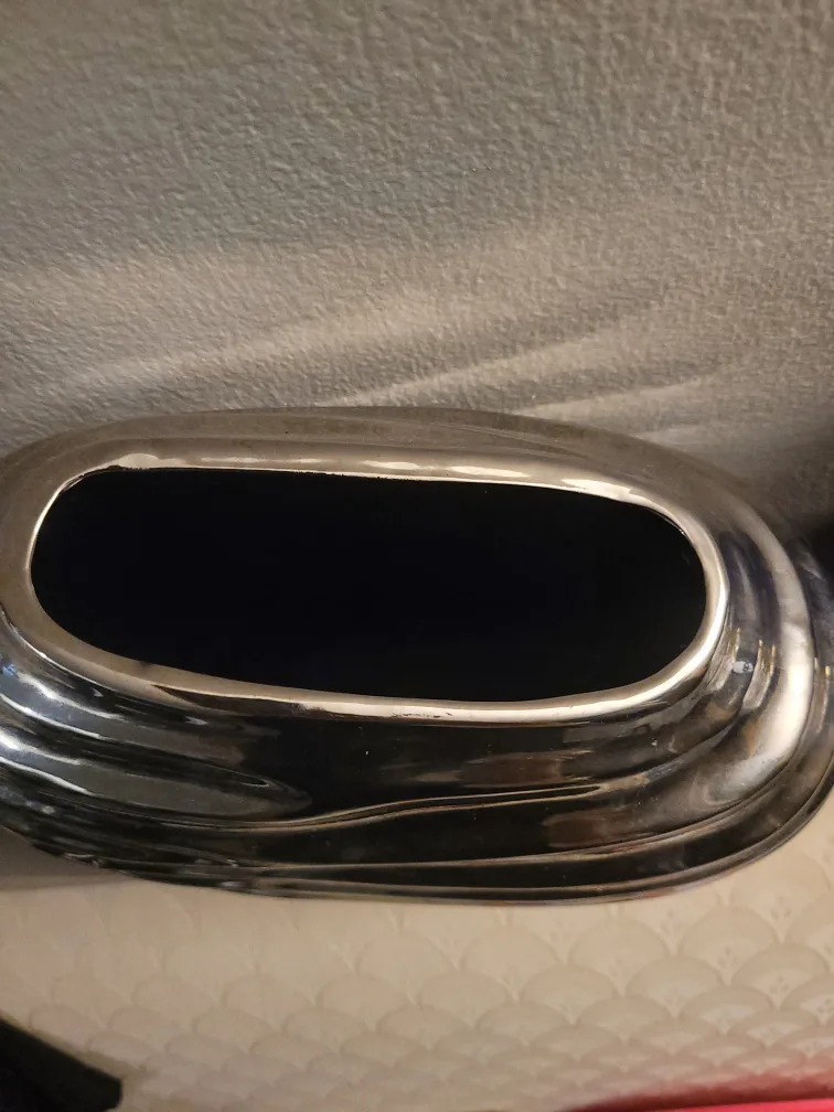 Torre & Tagus Silver Decorative Vase🧡 image indicator(2)