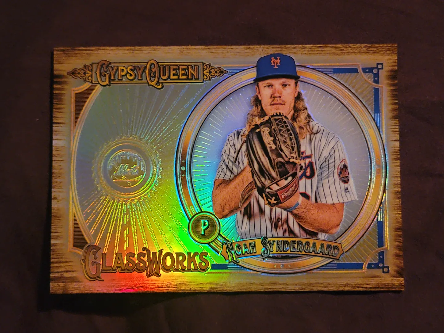 Noah Syndergaard Gypsy Queen Glassworks Chrome Box Topper thumbnail