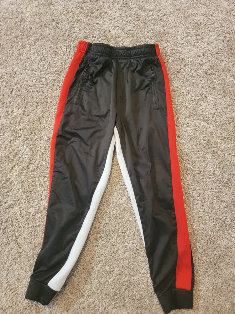 Black, Red, and White Track Pants thumbnail