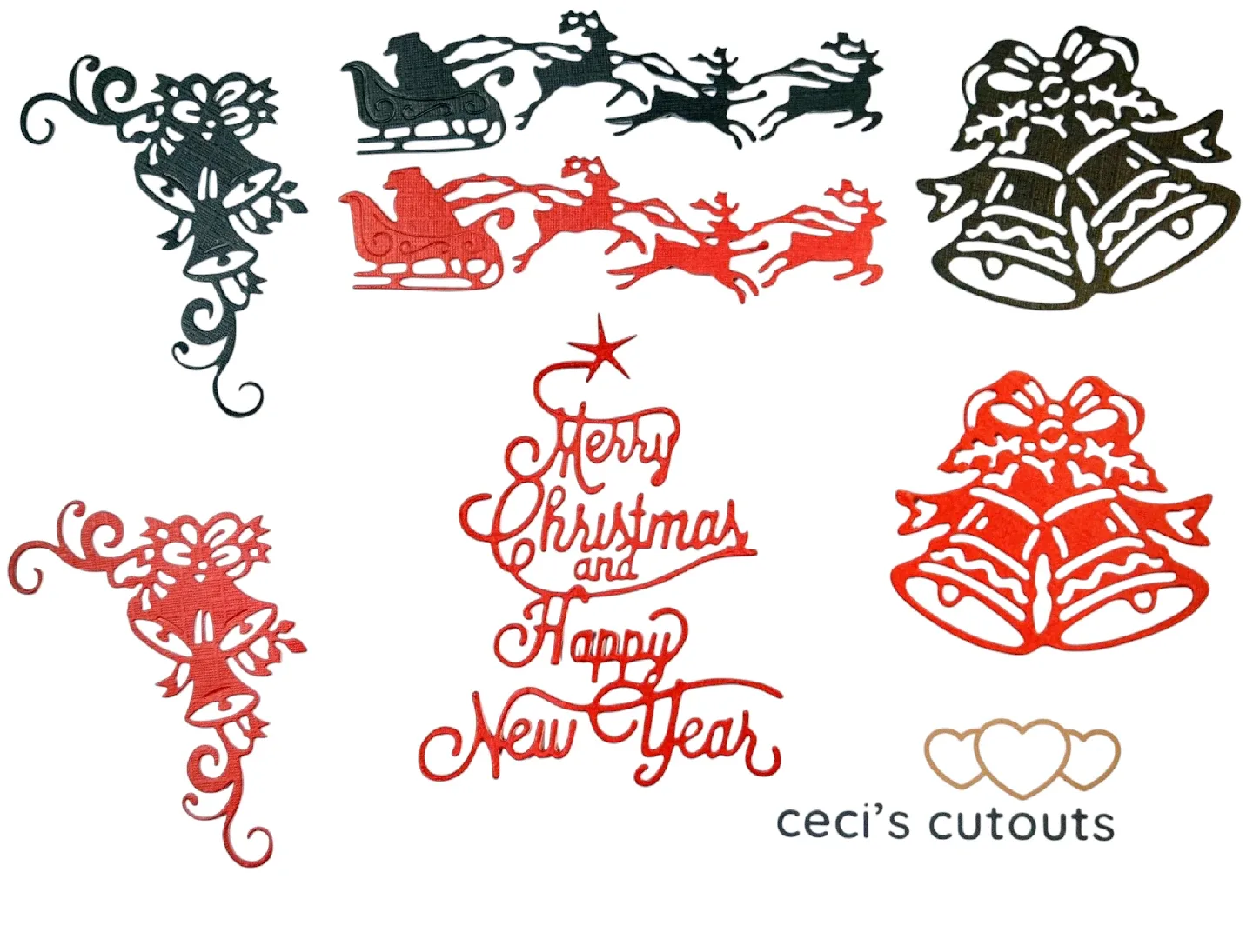 Christmas paper Die Cuts image indicator(2)