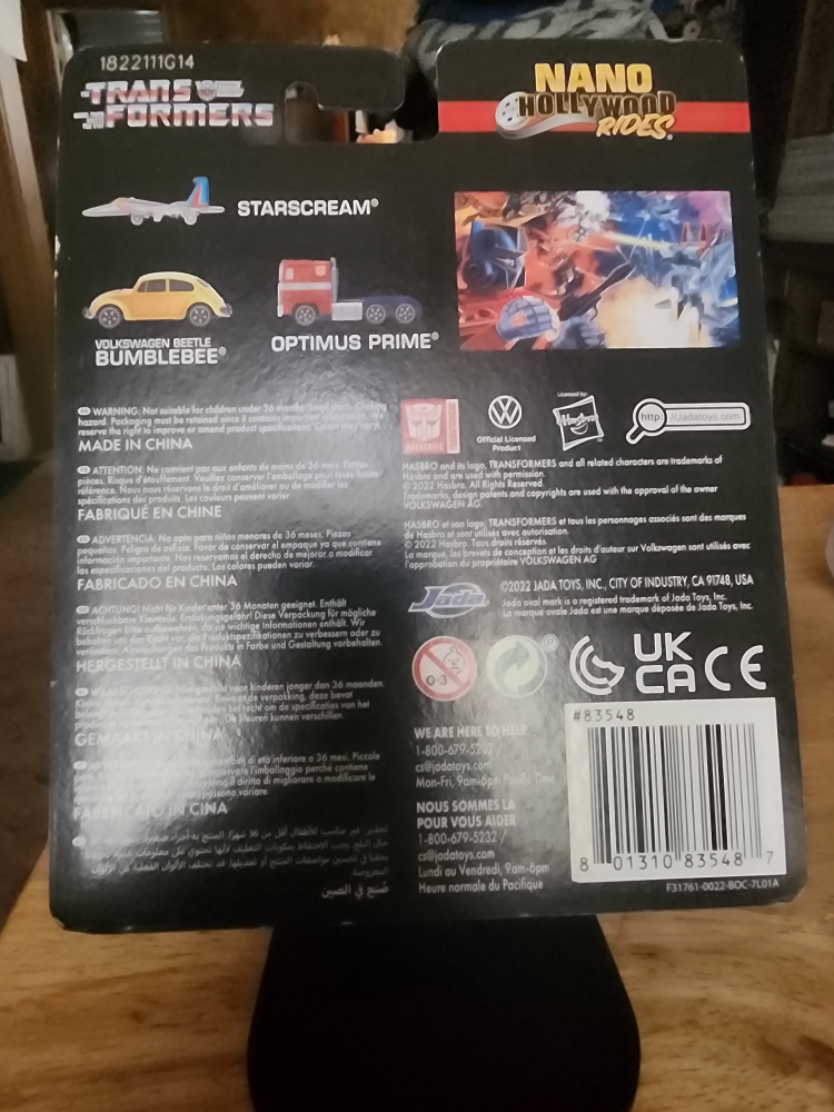 Jada Toys Transformers Nano Hollywood Rides Die-Cast - photo 2