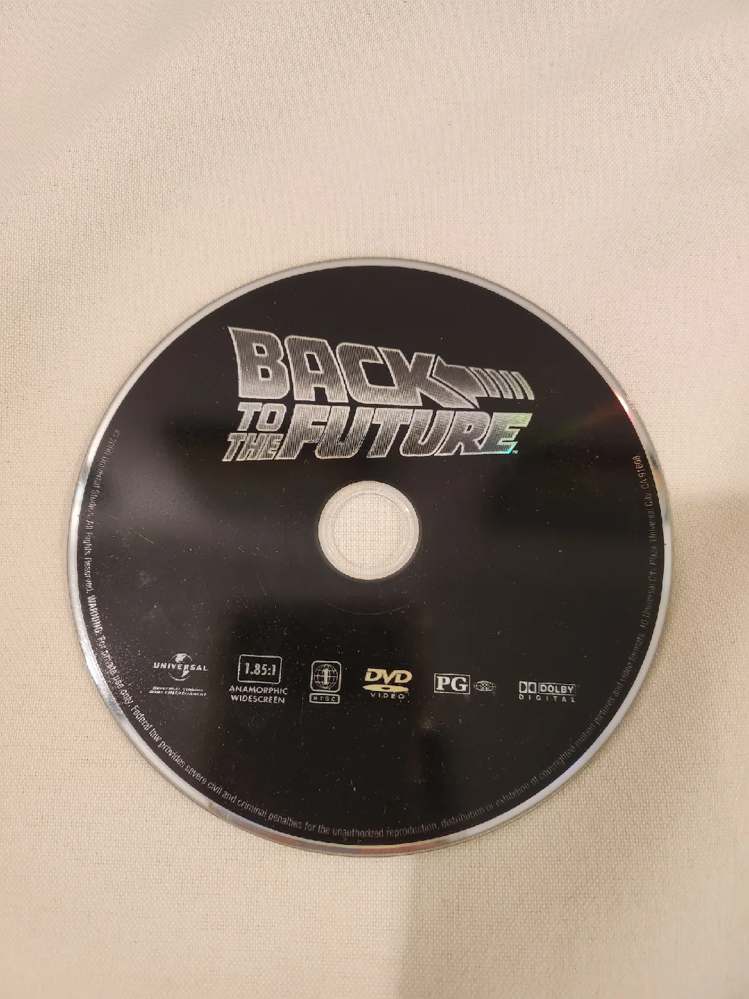 Back to the Future DVD