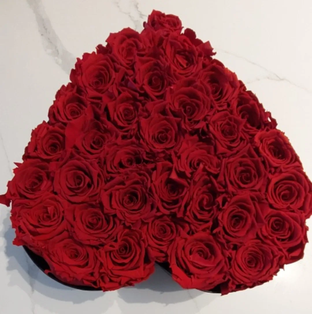 Prairies & Petals Heart-Shaped Rose Box image indicator(2)