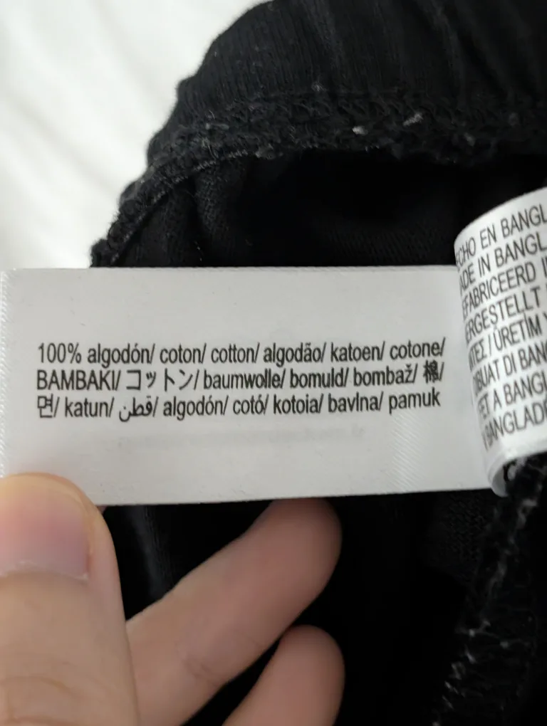 Bershka Black Shorts Lounge Shorts - Size L 100% cotton image indicator(3)