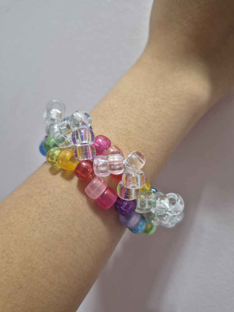 Handmade kandi cuff - customizable - photo 2