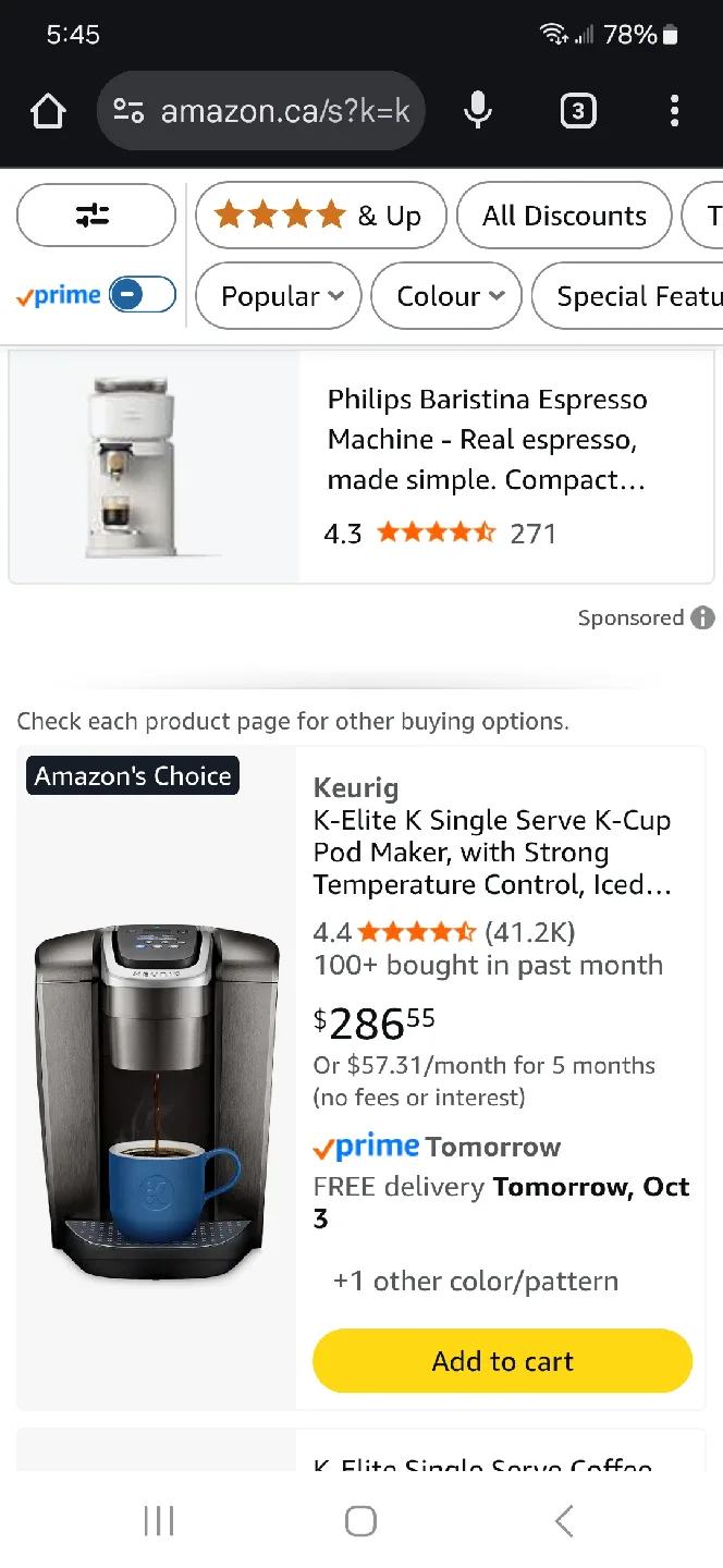 KEURIG ELITE BREWS 5 SIZES ICED COFFEE OPTION image indicator(2)