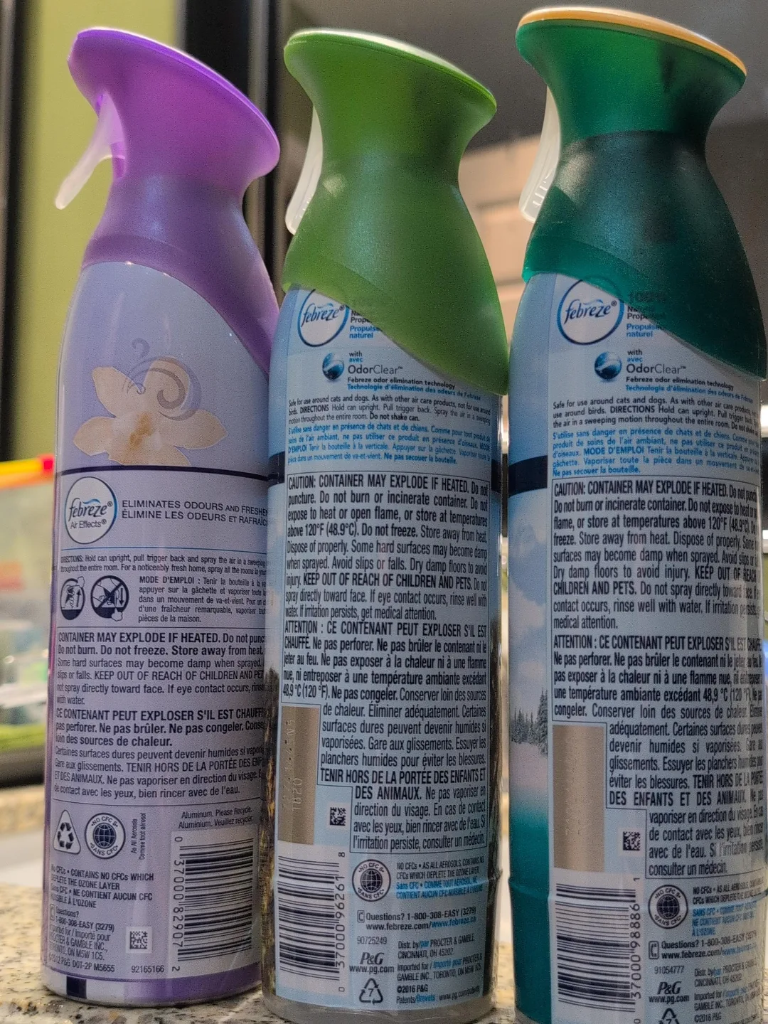 FEBREZE Air Effects & AIR Air Fresheners x3 image indicator(2)