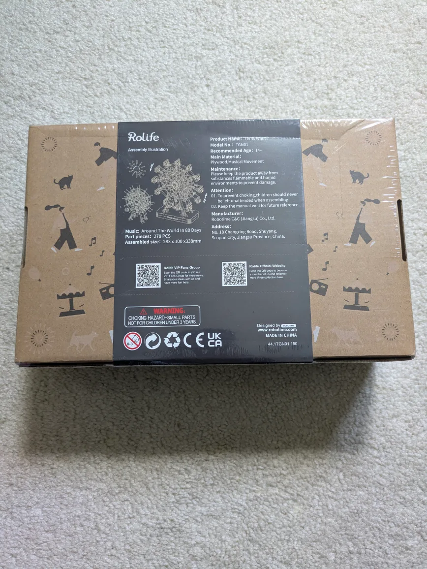 Rolife Ferris Wheel TGN01 DIY 278 PCS image indicator(2)