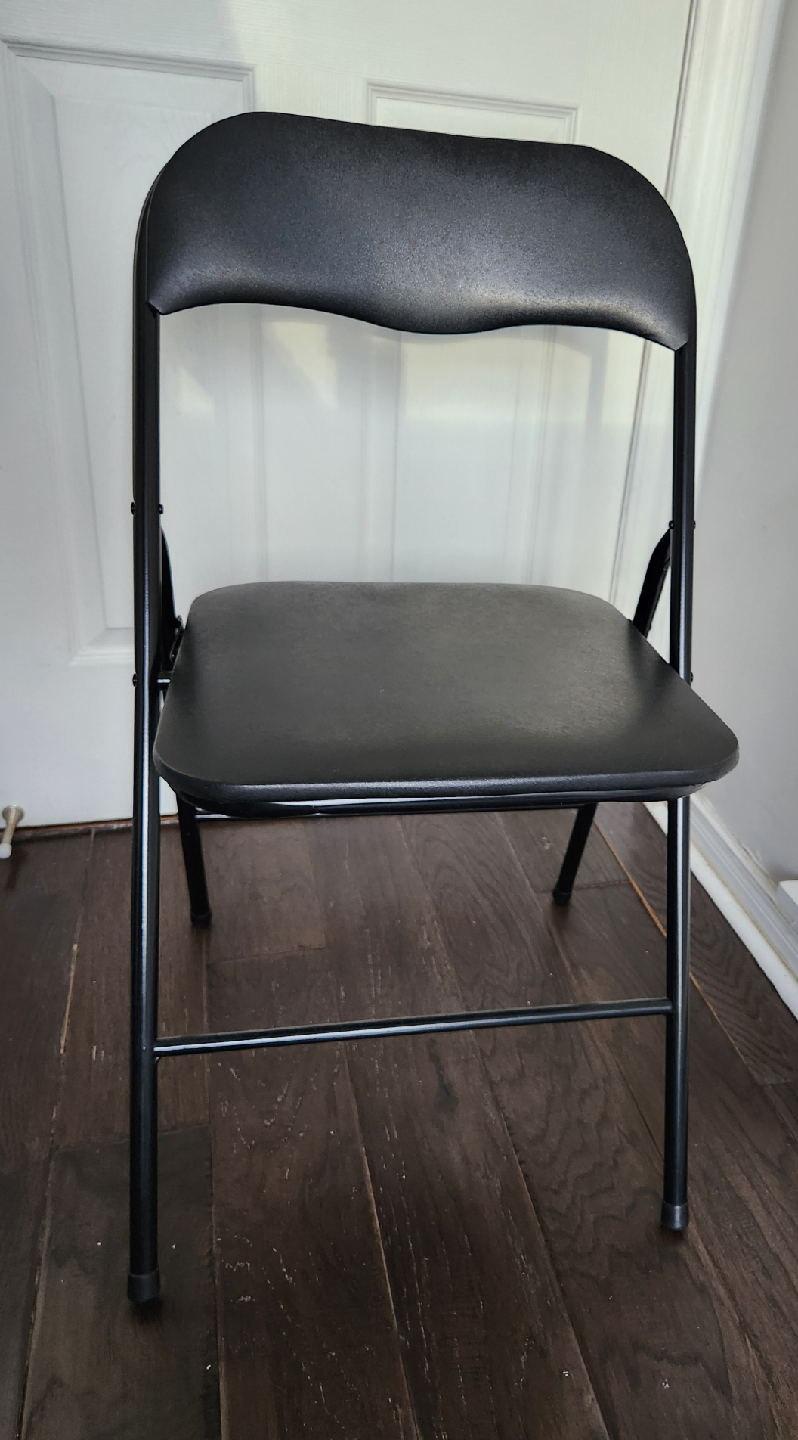 Black Folding Chair - photo 2