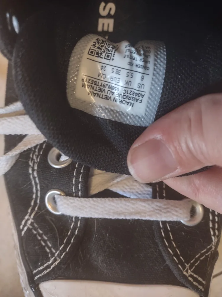 Converse All Star Kids Size 6 Black image indicator(4)