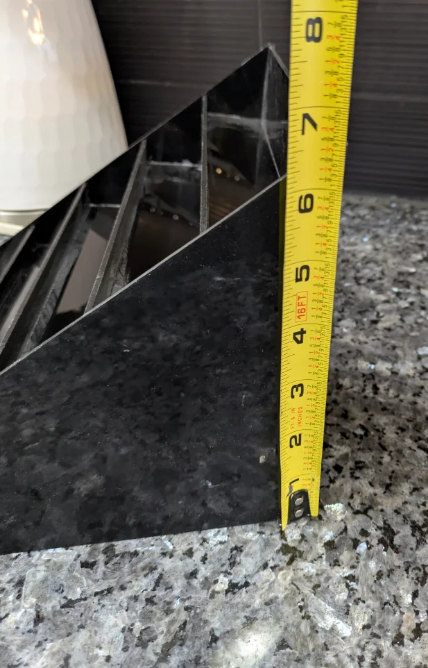 Black Acrylic Nail Polish Organizer Stand image indicator(3)