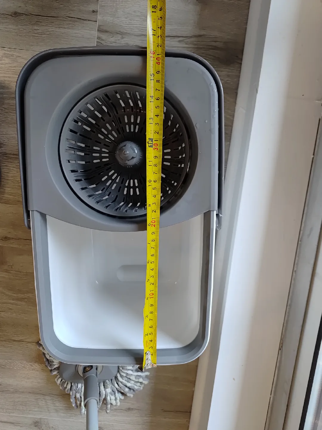 Spin mop with extra new head image indicator(7)