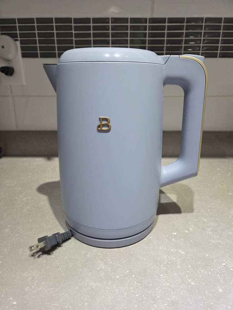 Drew Barrymore Beautiful Cornflower Blue Electric Kettle