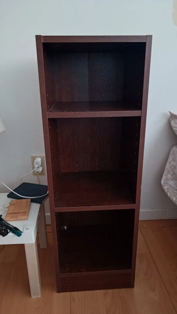 Dark Brown Wooden Bookcase Shelf Night stand 🥕 thumbnail