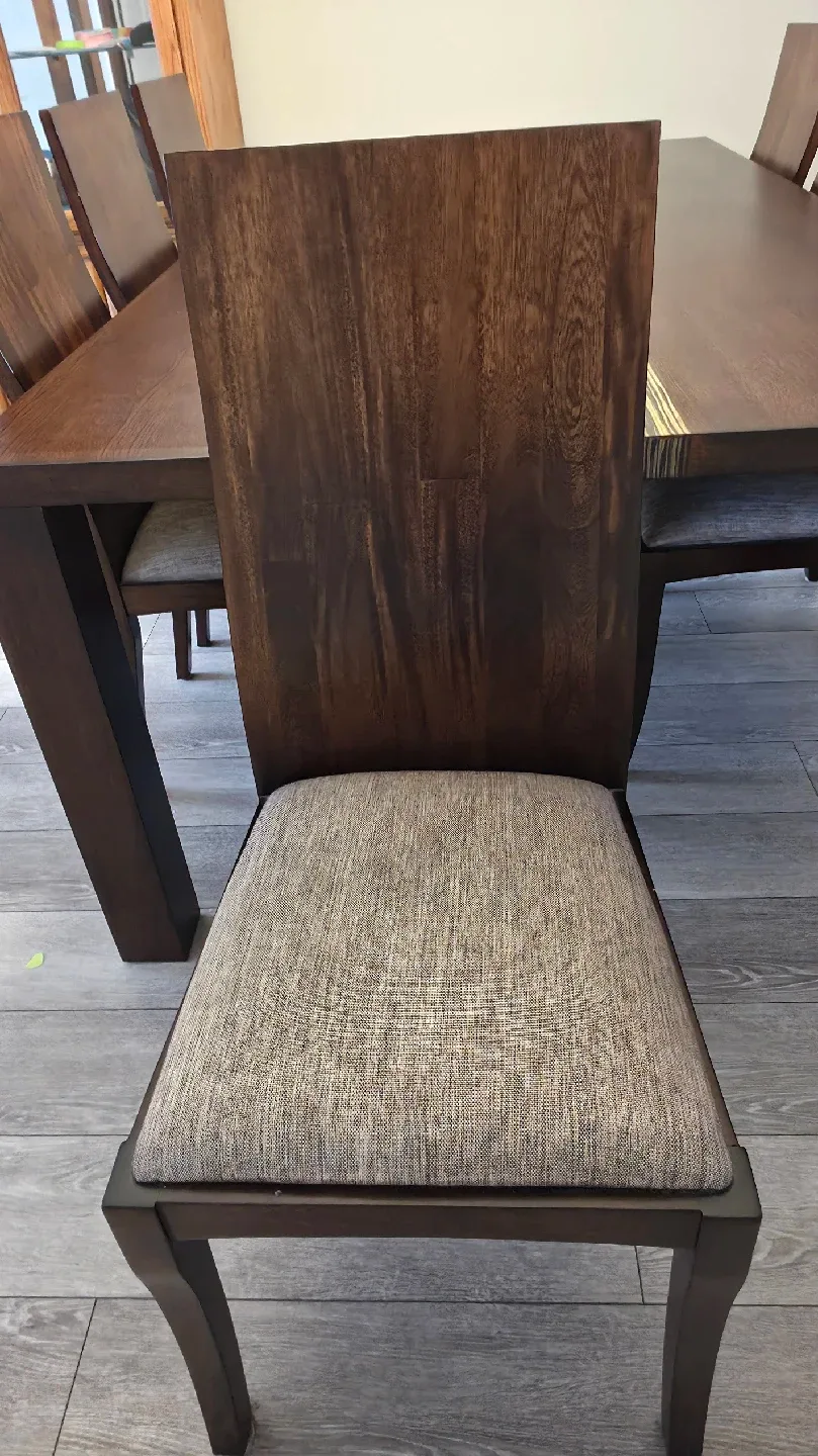 Wooden Dining Table with 7 Chairs image indicator(3)