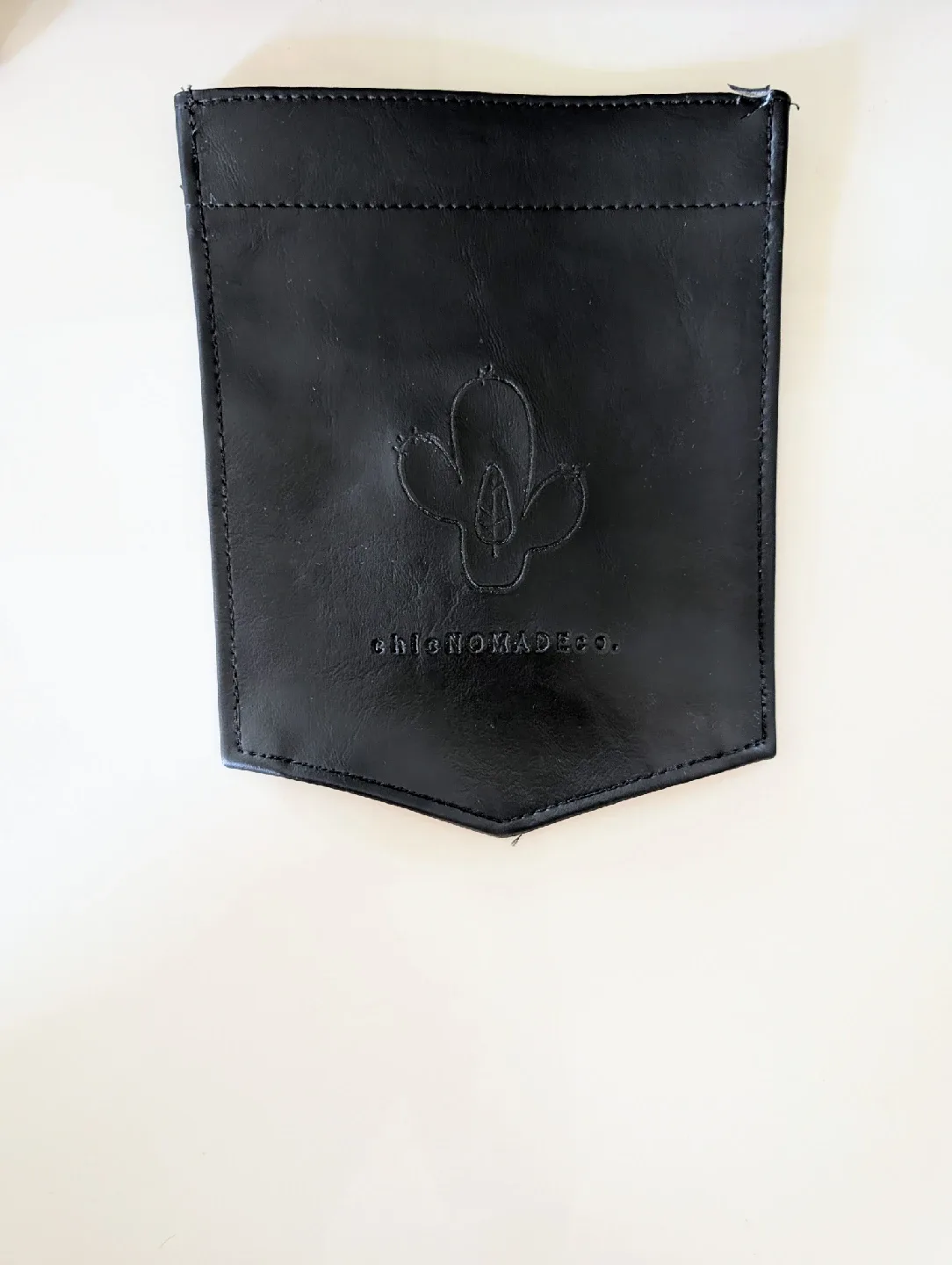 Faux leather patch pocket thumbnail