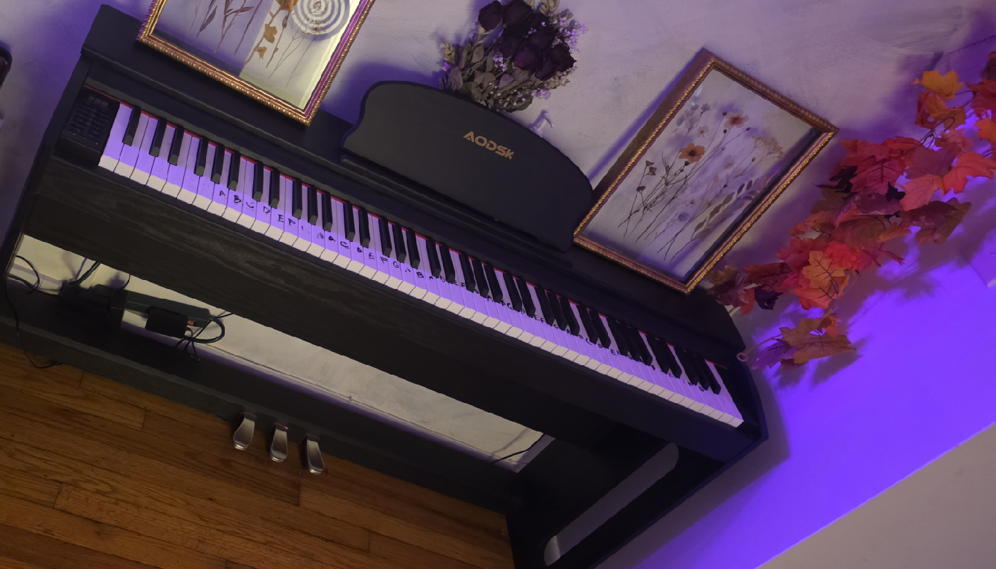 AODSK 88-Key Digital Piano - Weighted Keyboard - photo 5