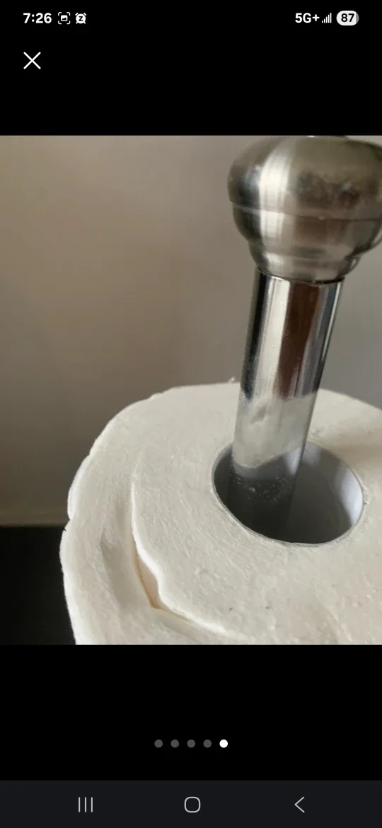 Standing Toilet Paper Holder - Chrome Finish image indicator(2)