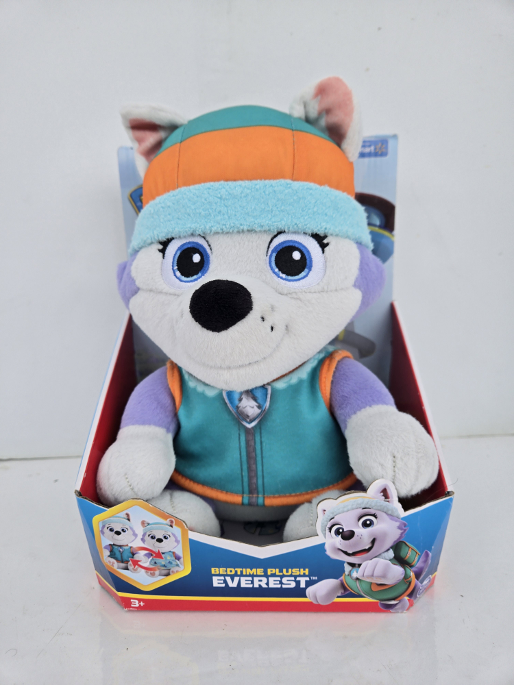 PAW Patrol, Bedtime Plush Everest with Reversible Outfit