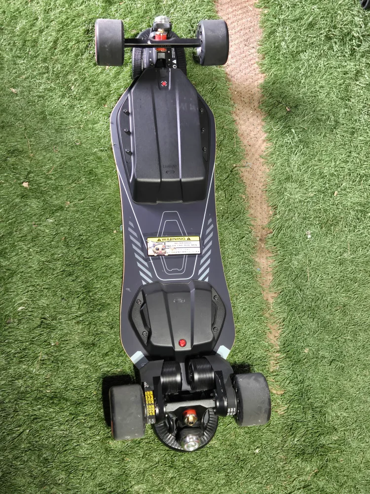 Meepo Voyager Electric Long Skateboard–Rack+Bushings+Lights image indicator(2)