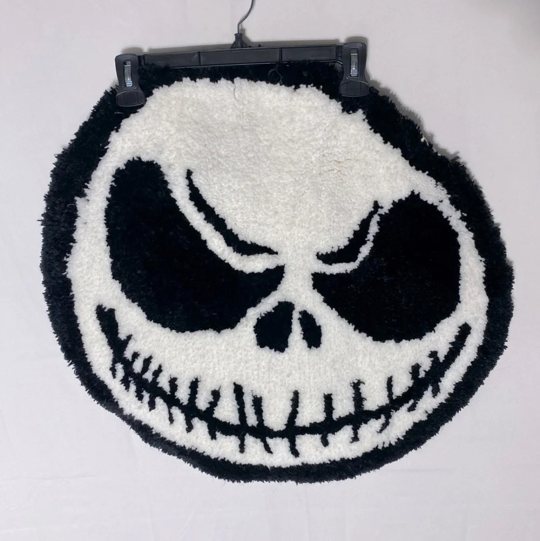 Handmade Nightmare Before Christmas Jack Skellington Rug