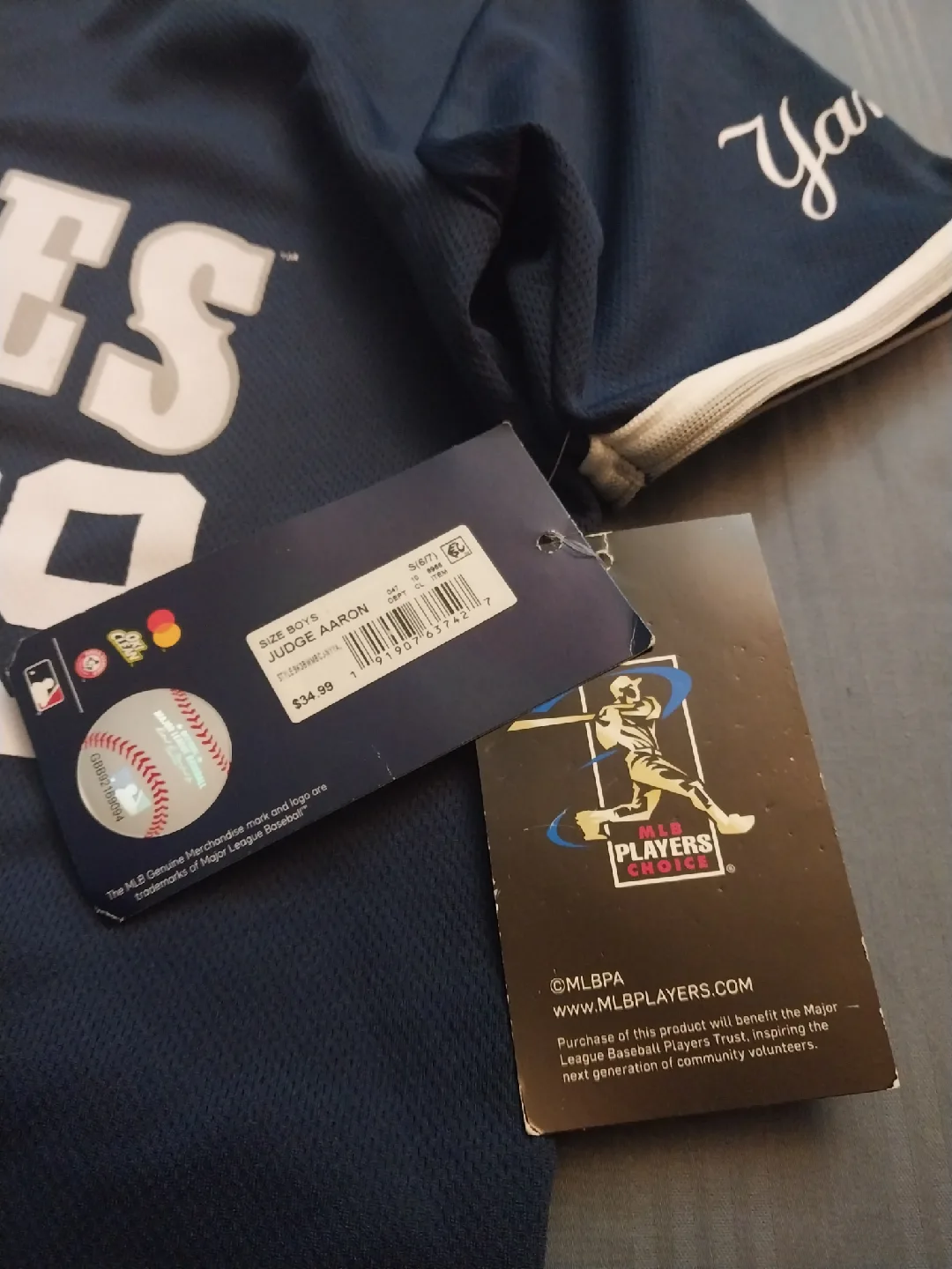 New York Yankees Judge #99 Jersey - Boys Size S image indicator(3)