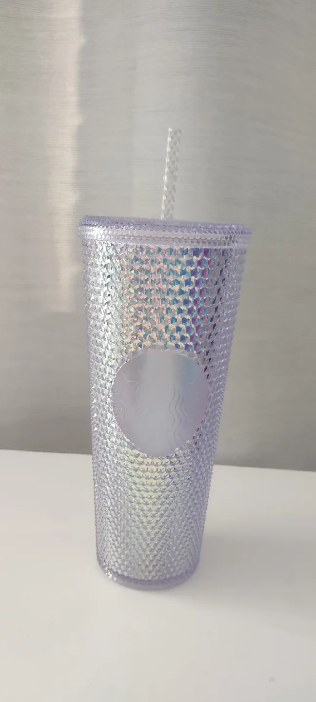 (NEW) Starbucks Iridescent Studded Tumbler image indicator(6)
