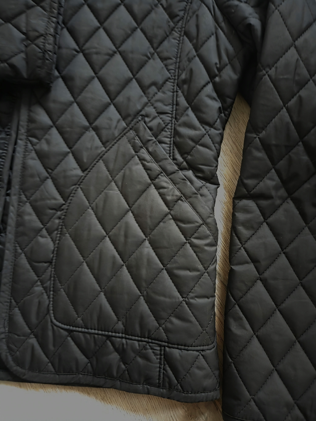 Banana Republic Petite Black Quilted Jacket - photo 4