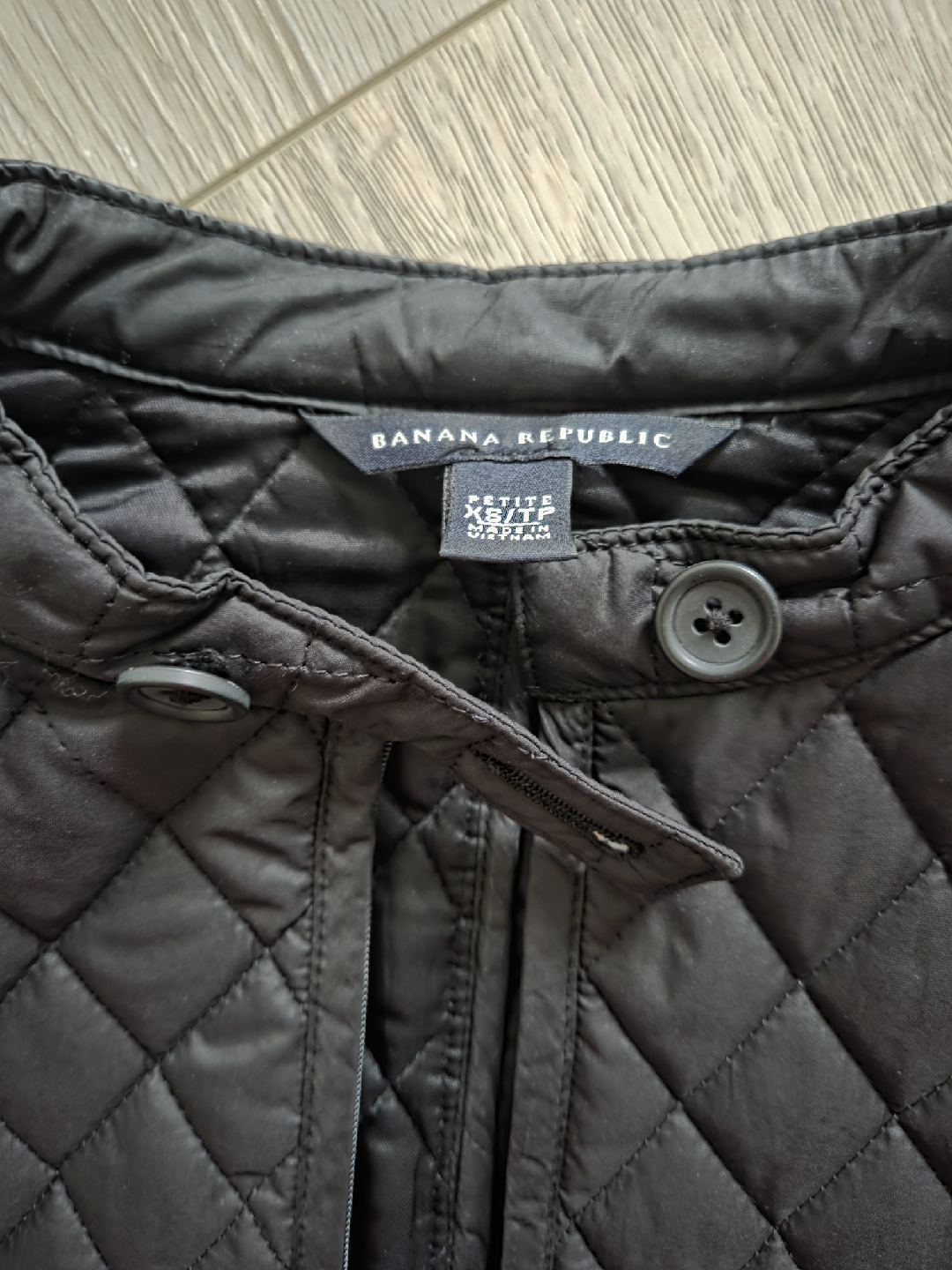 Banana Republic Petite Black Quilted Jacket - photo 5