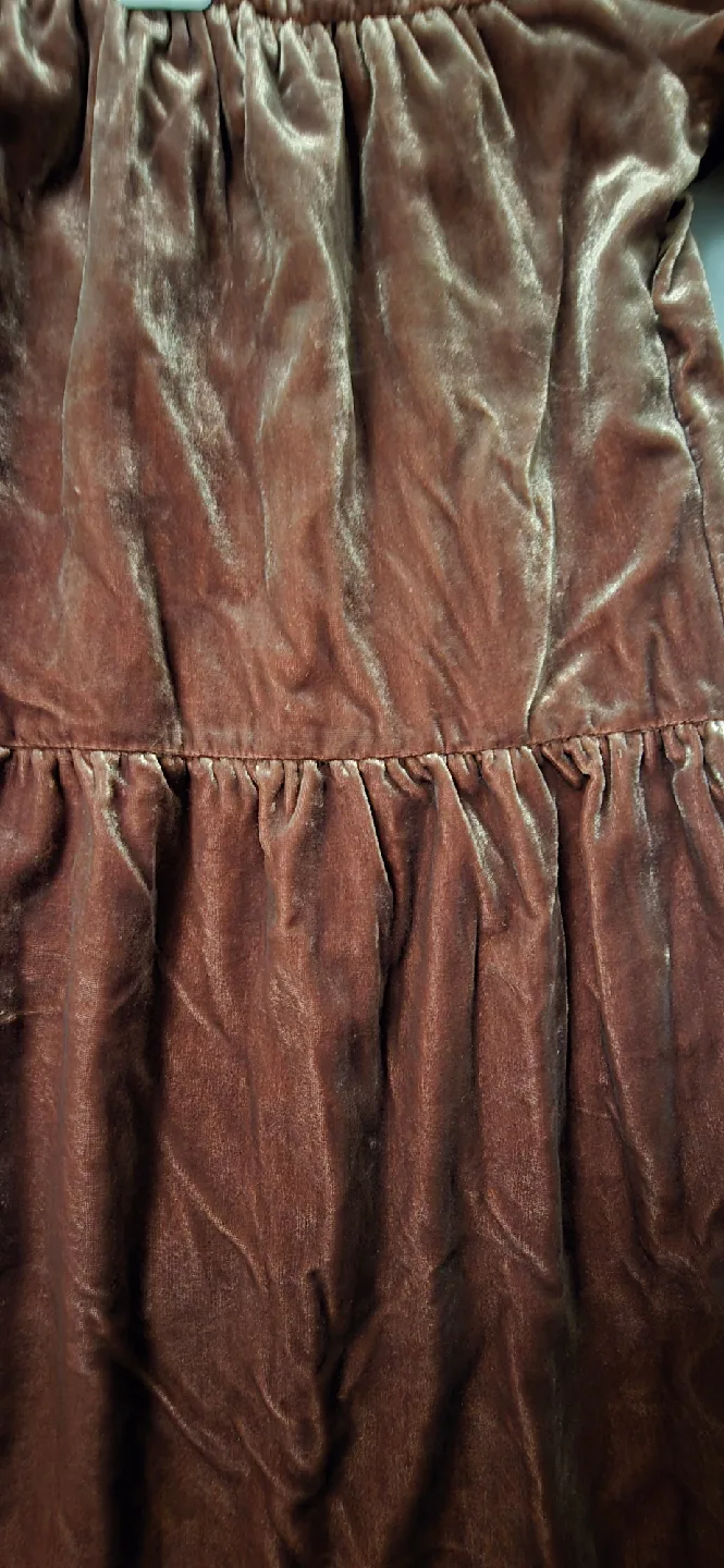 NEW! Girls Gymboree Brown Velvet Dress - Size 10 Youth image indicator(3)