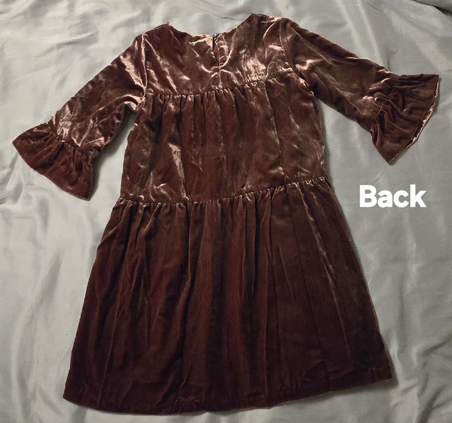 NEW! Girls Gymboree Brown Velvet Dress - Size 10 Youth image indicator(5)