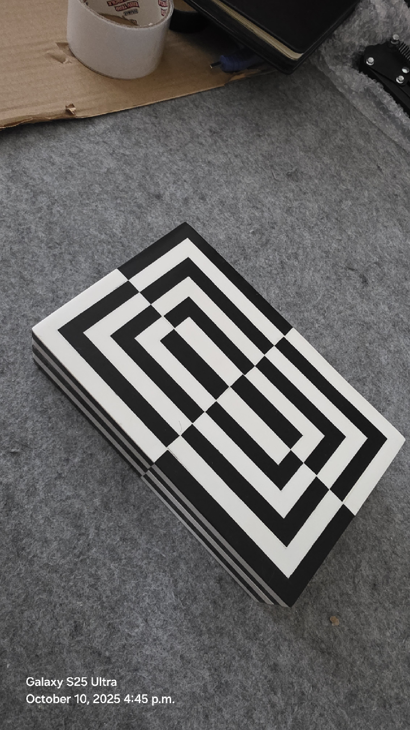 Handmade Wooden Decorative Box.with wooden clips