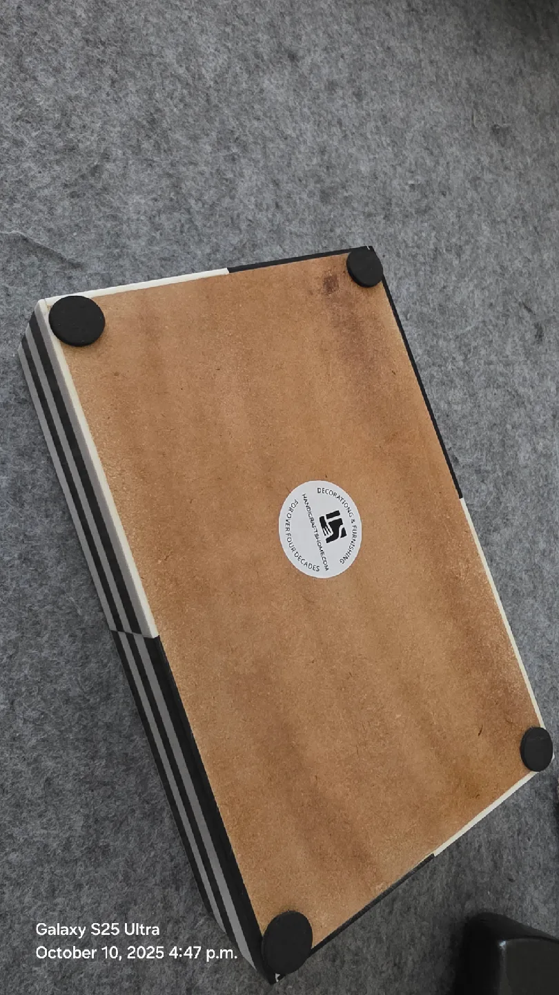 Handmade Wooden Decorative Box.with wooden clips image indicator(4)