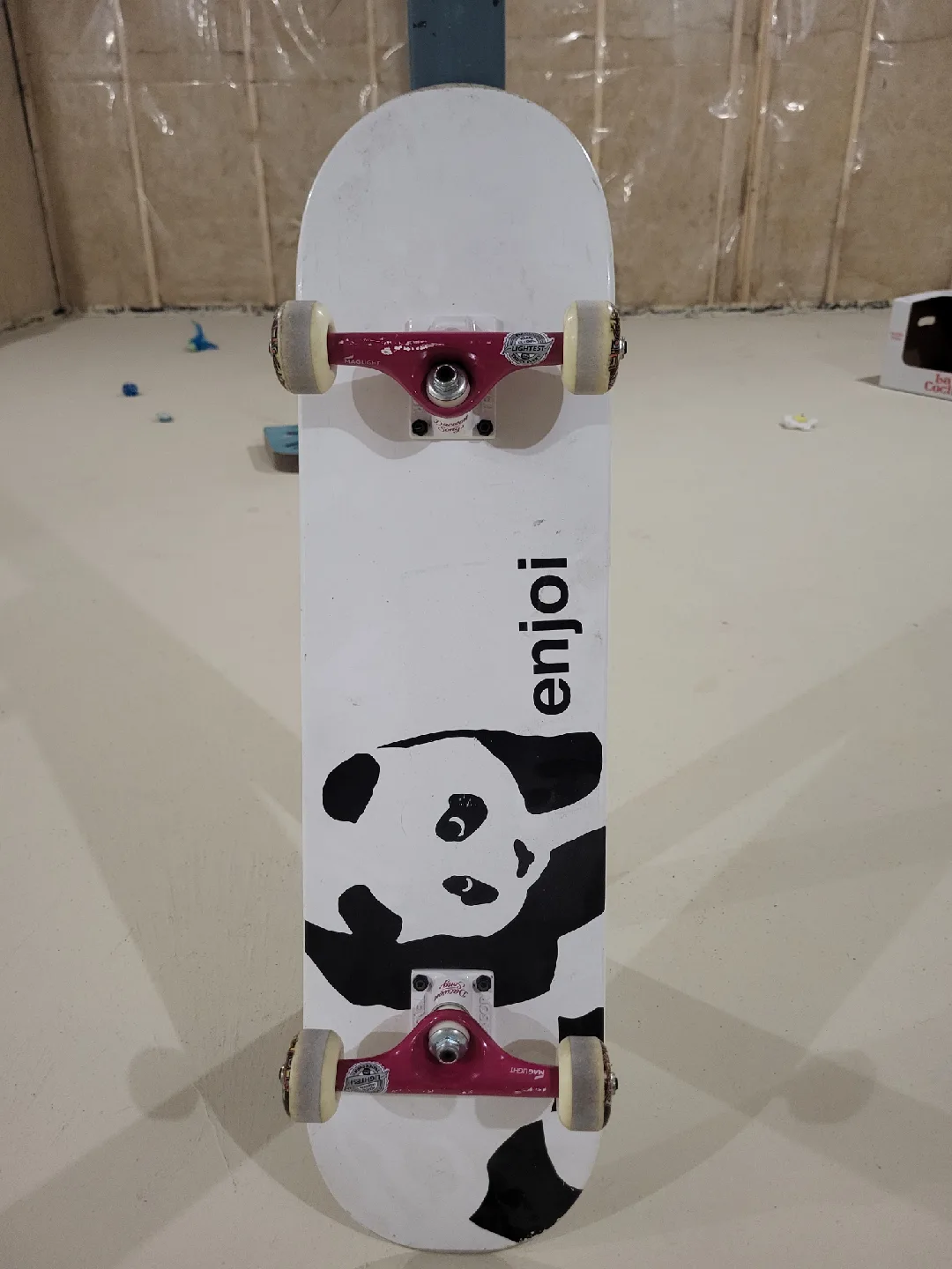 Enjoi Skateboard with Panda Design