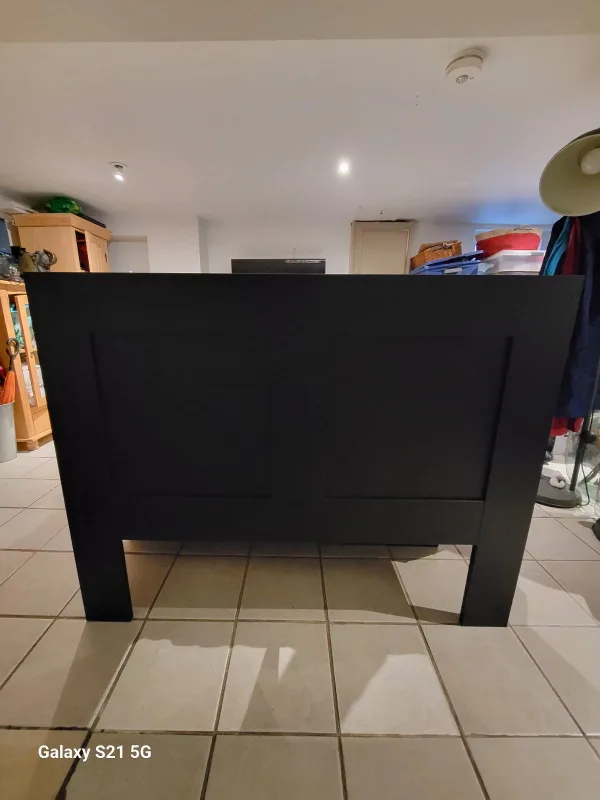 IKEA Brimnes Headboard with Storage - Black, Full/Double image indicator(6)