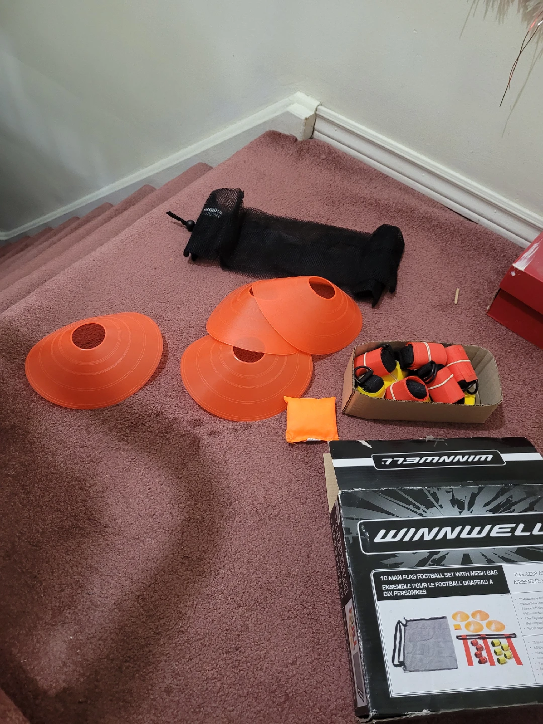 🏈🏃🏿‍♂️Sale! Winnwell 10 Man Flag Football Set with Mesh Bag🏃‍♀️🏈 - photo 3