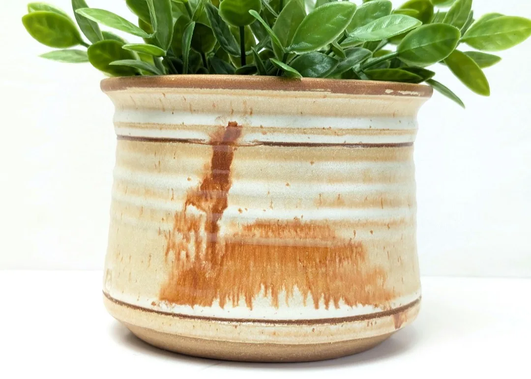 Wheel Thrown Pottery Planter ~ Studio Pottery image indicator(7)