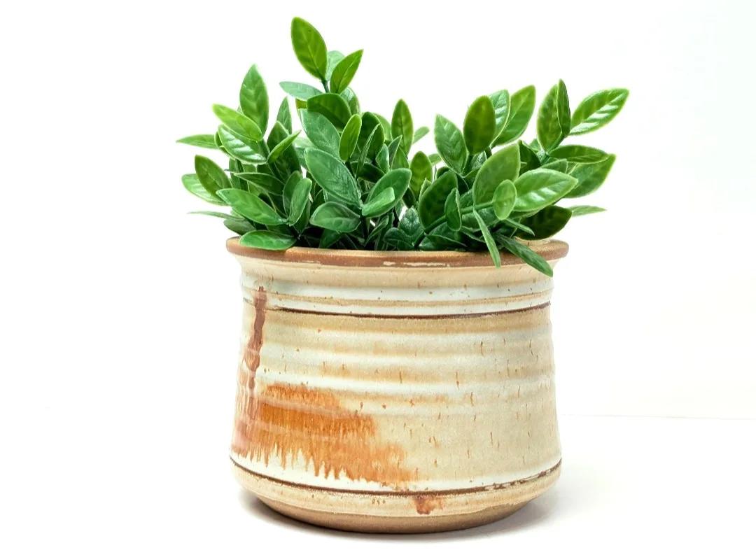 Wheel Thrown Pottery Planter ~ Studio Pottery image indicator(9)