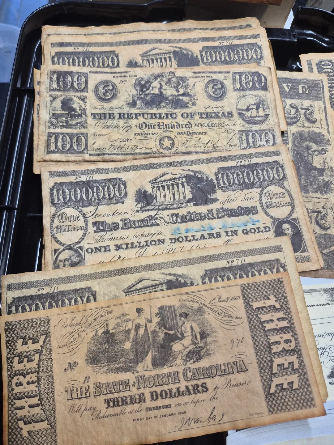 Vintage Replica Confederate Currency image indicator(2)